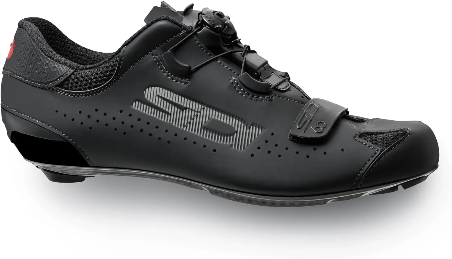 SiDI | Cycling Shoes, Professional Men's Road Bike Shoes SIXTY, Integrated Heel, Innovative Closure System, Vent Carbon Sole
