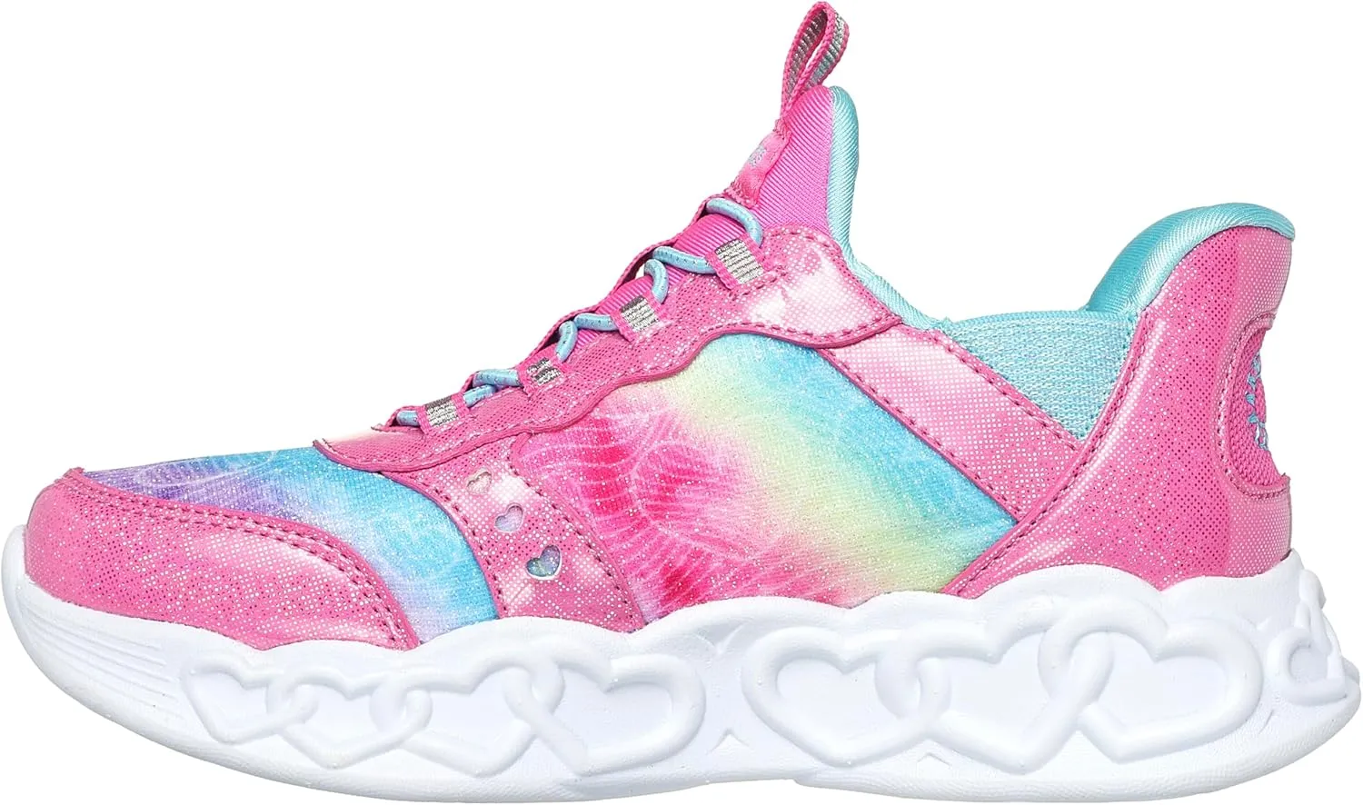 Skechers Girl's Infinite Heart Lights-Eternal Shimmer Sneaker