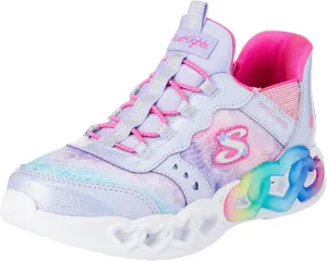Skechers Girl's Infinite Heart Lights-Eternal Shimmer Sneaker