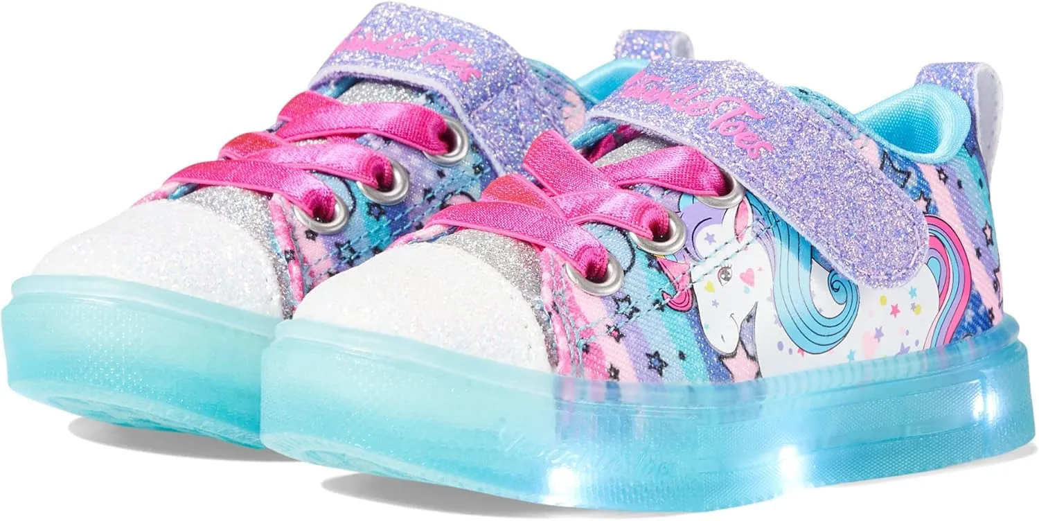 Skechers Kids Girl's Toes Twinkle Sparks Ice-Unicorn Bu Sneaker