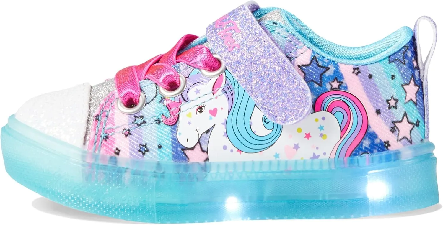 Skechers Kids Girl's Toes Twinkle Sparks Ice-Unicorn Bu Sneaker