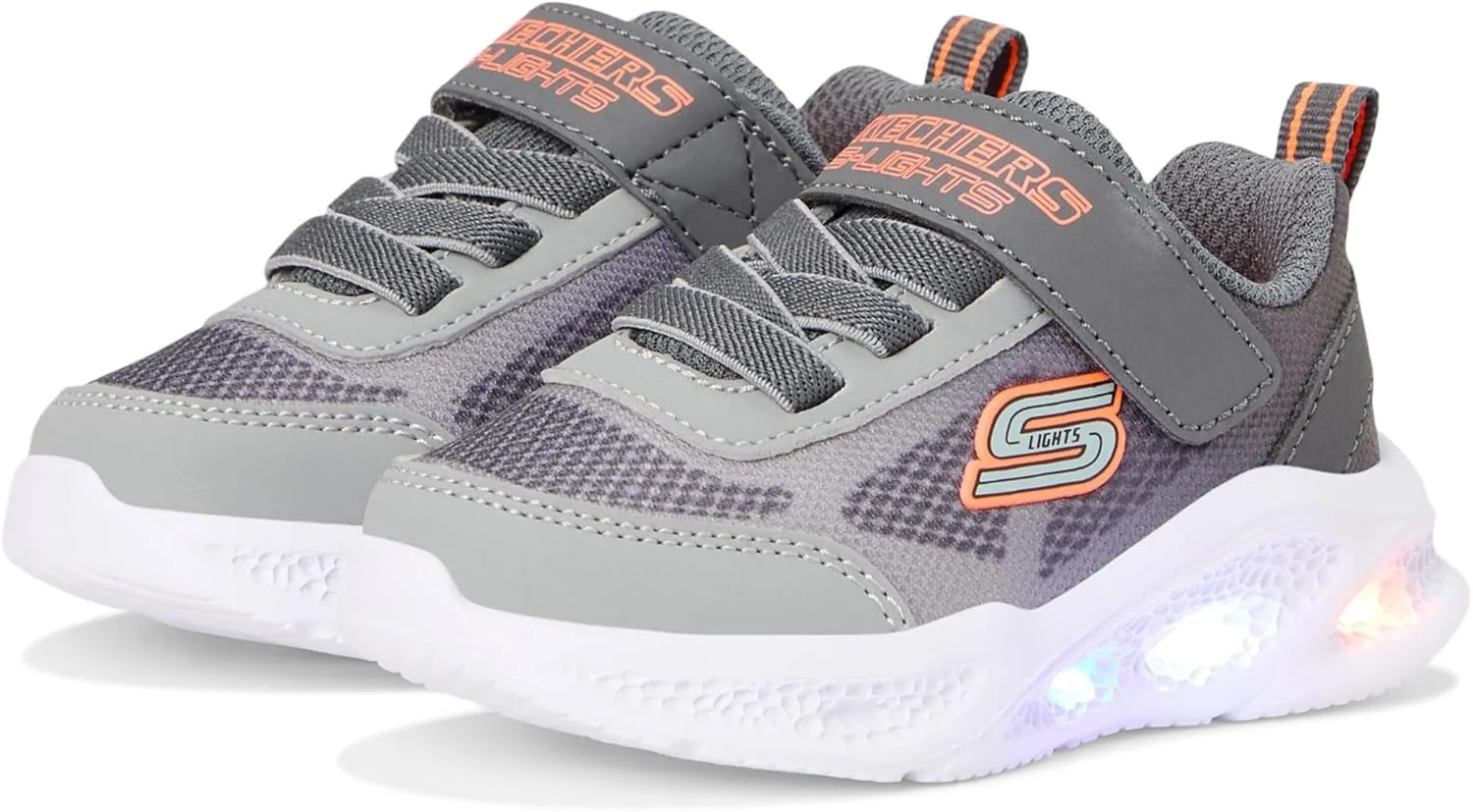 Skechers Kids' Meteor-Lights-Krendo Sneaker