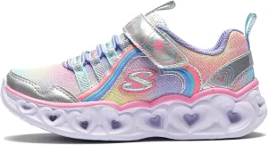 Skechers Unisex-Child Heart Lights-Rainbow Lux Sneaker