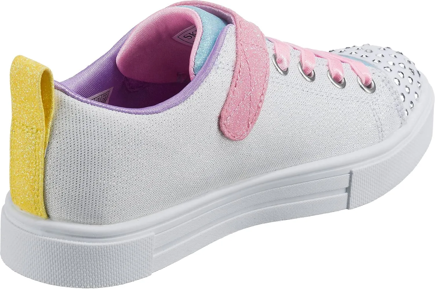 Skechers Unisex-Child Twinkle Sparks-Heather Char Sneaker