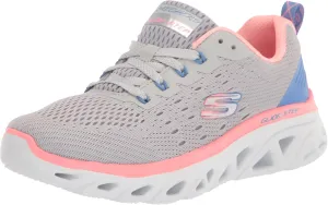 Skechers Women's Fresh Charm Sneaker, LGMT=Light Grey Multi, 9