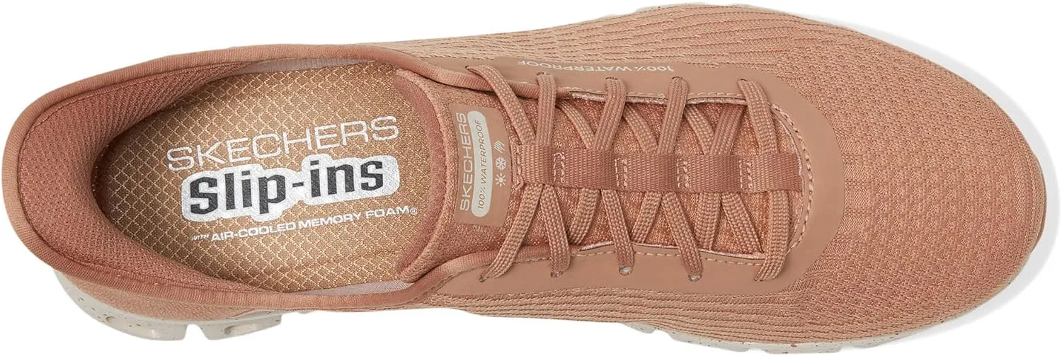 Skechers Women's Waterproof Glide Step Rainy Day Sneaker