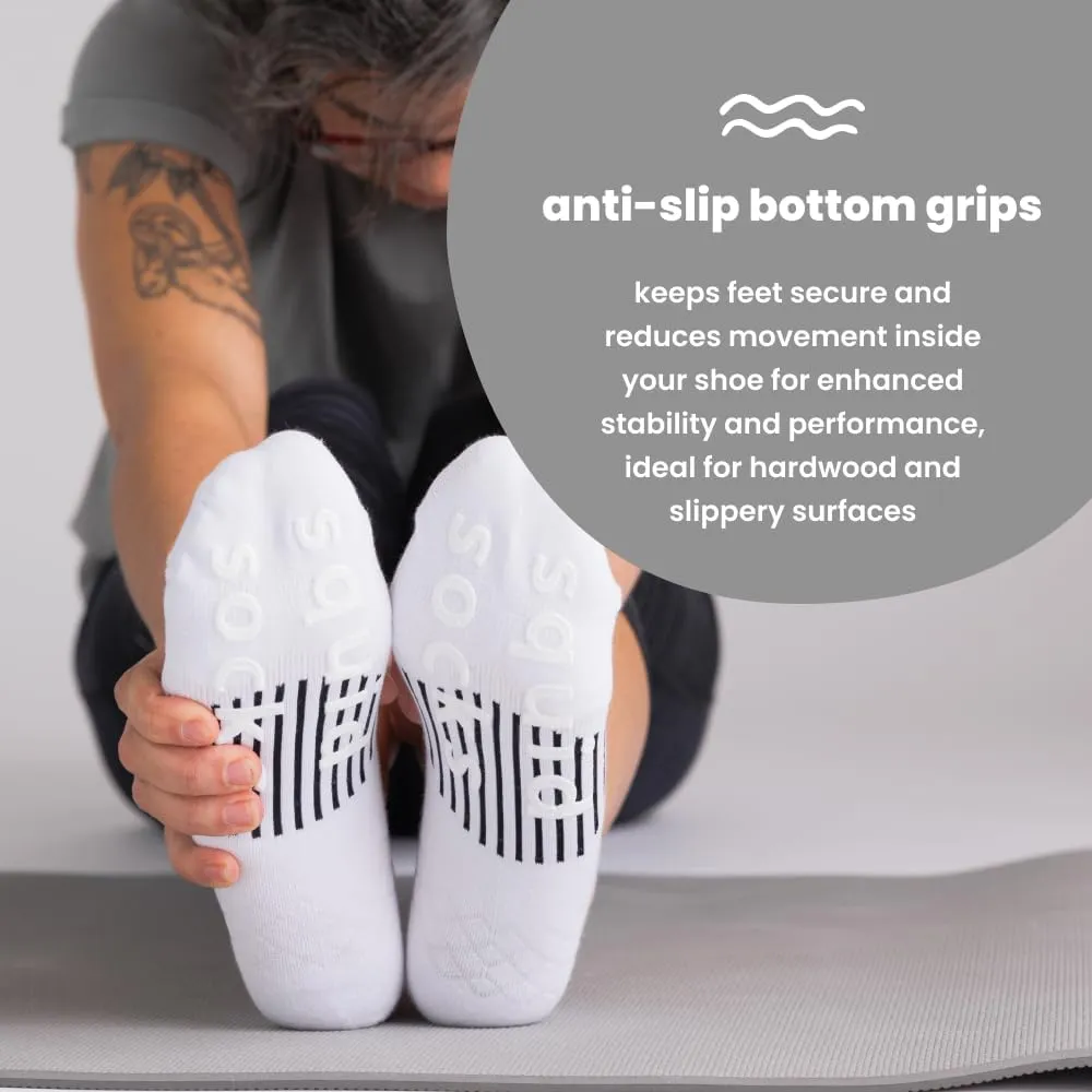squid socks Non Slip Grip Socks | Anti Slip Athletic Grip Socks |No Show Ankle Socks | Adults & Teen Sizes S, M, L