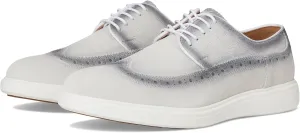 Stacy Adams Men's Trudell Wingtip Lace Up Sneaker, Light Gray, 7.5