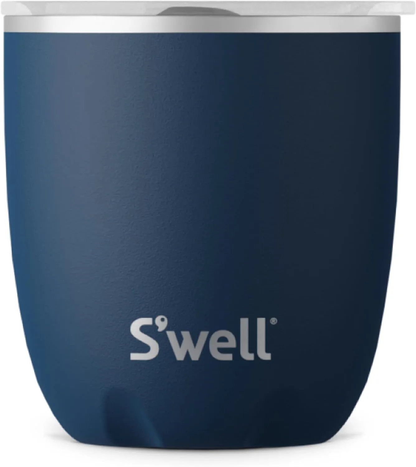 S'well Stainless Steel Tumbler with Slide-Open Lid, 10oz, Azurite, Triple Layered Vacuum Insulated Containers Keeps Drinks Colder and Hotter for Longer, BPA Free