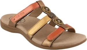 Taos Prize 4 Women's Walking Sandal - Stylish and Adjustable Three Strap Open Back Slide On Walking Sandal with Premium Arch Support and Cushioning for All Day Comfort