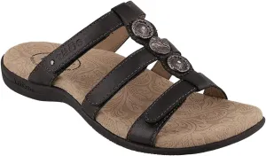 Taos Prize 4 Women's Walking Sandal - Stylish and Adjustable Three Strap Open Back Slide On Walking Sandal with Premium Arch Support and Cushioning for All Day Comfort