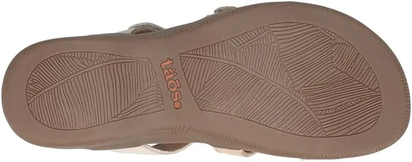 Taos Prize 4 Women's Walking Sandal - Stylish and Adjustable Three Strap Open Back Slide On Walking Sandal with Premium Arch Support and Cushioning for All Day Comfort