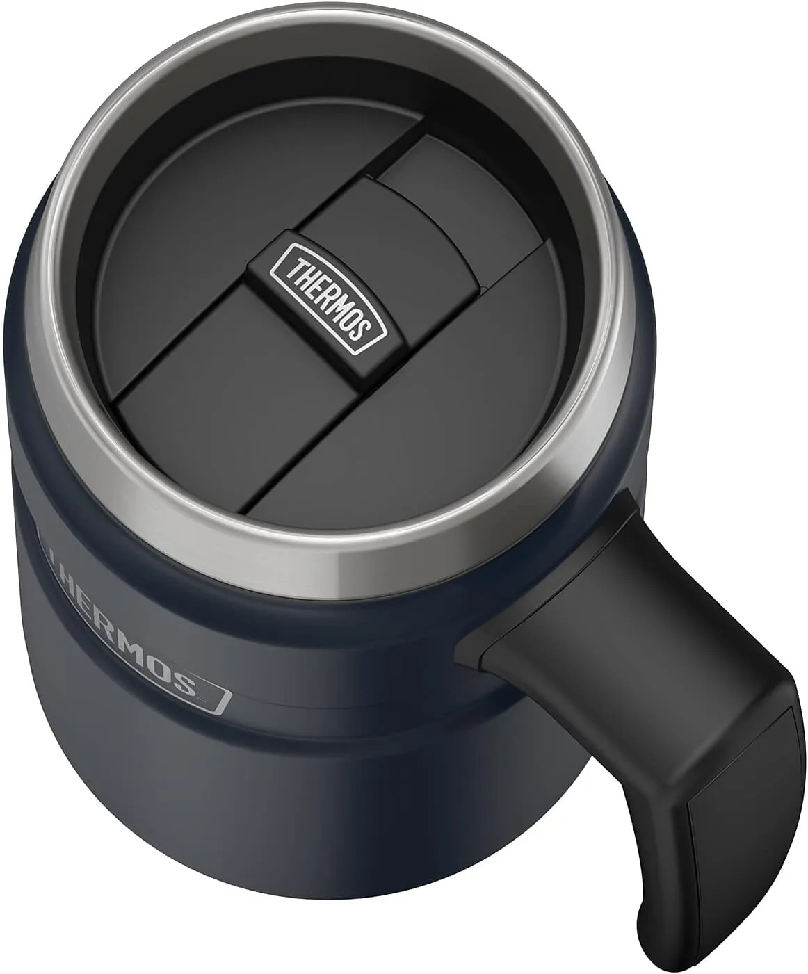 Thermos Stainless King 16 Ounce Coffee Desk Mug, Midnight Blue