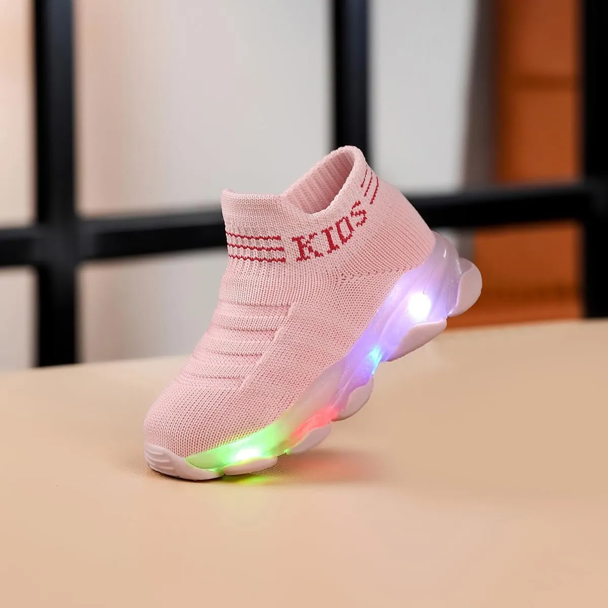 Toddler Little Kids Sneaker Light Up Shoes Breathable Athletic Casual Walking Tennis Boys Girls Footwear