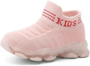 Toddler Little Kids Sneaker Light Up Shoes Breathable Athletic Casual Walking Tennis Boys Girls Footwear