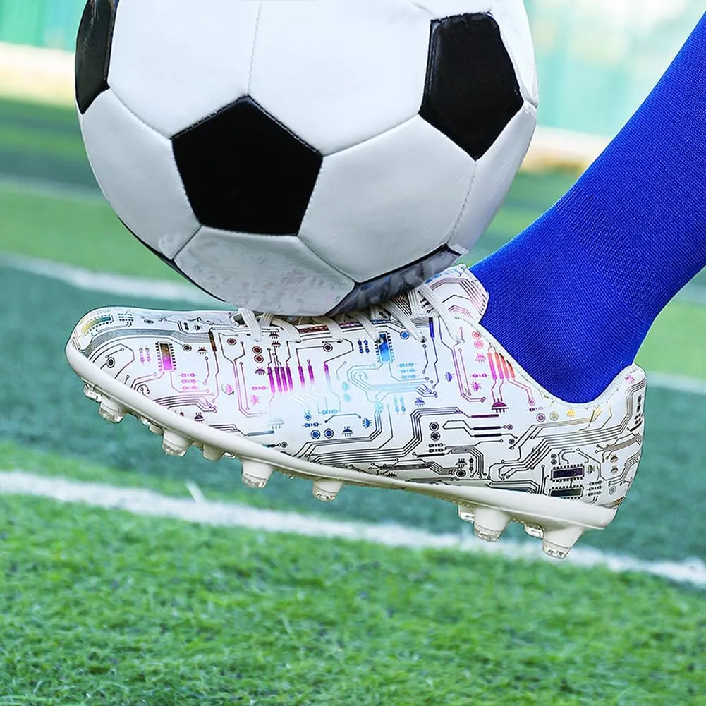 Unisex Low Top AG Sports Soccer Cleats Training Shoes Non-Slip Wear Resistant Football Shoes