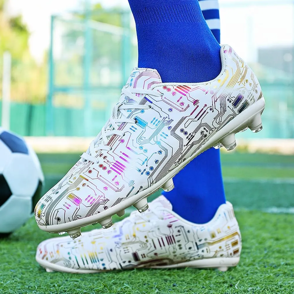 Unisex Low Top AG Sports Soccer Cleats Training Shoes Non-Slip Wear Resistant Football Shoes