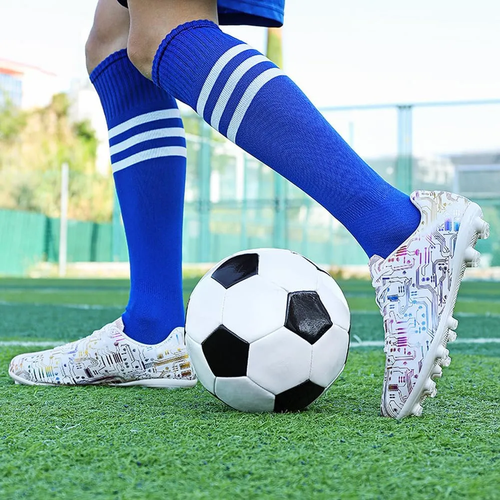 Unisex Low Top AG Sports Soccer Cleats Training Shoes Non-Slip Wear Resistant Football Shoes