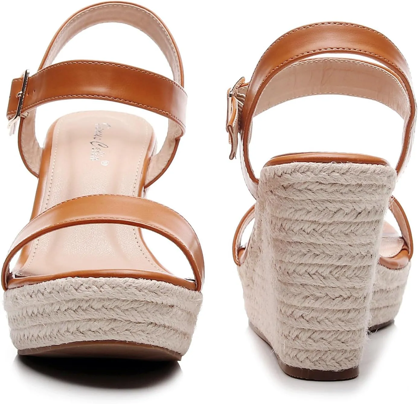 VenusCelia Women's Hyper Light Wedge Sandal