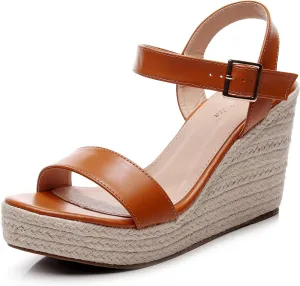 VenusCelia Women's Hyper Light Wedge Sandal