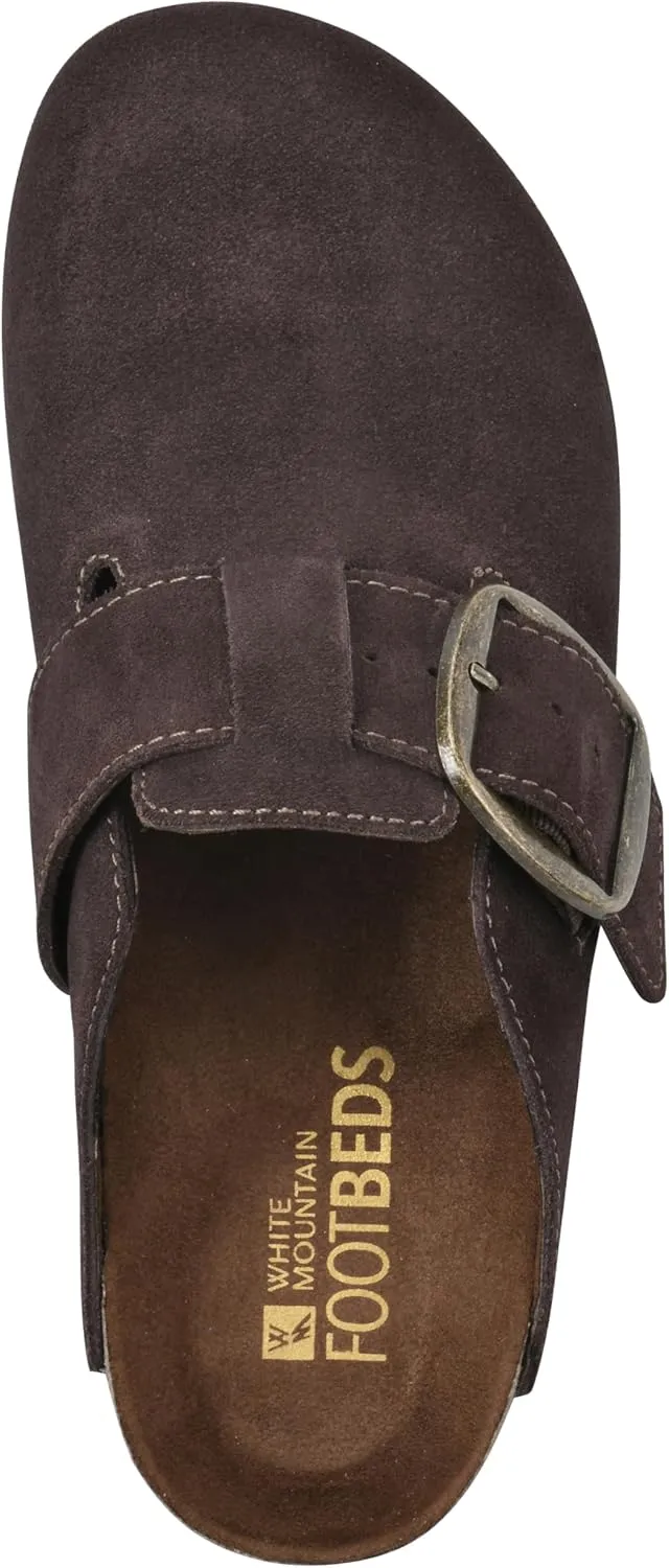 WHITE MOUNTAIN Women's Shoes Big Easy Clog Footbed