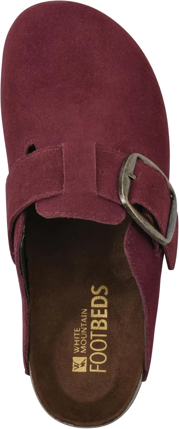 WHITE MOUNTAIN Women's Shoes Big Easy Clog Footbed
