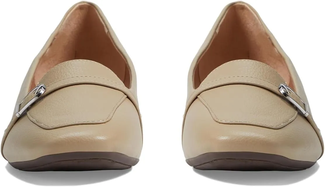 Women Comfortable Square Closed Toe Flats Slip On Buckle Strap Penny Loafer 1" Flat Heels Office Work Pumps Shoes Ladies Daily Casual Flat Loafer Club Church Driver Flats Retro 4-11 M US