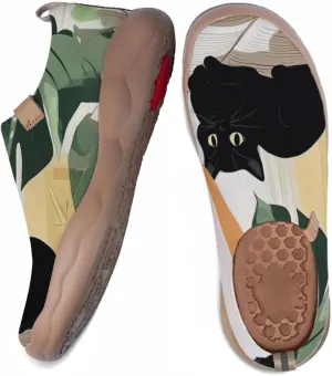 Women's Art Painted Travel Shoes Slip-on Casual Knitted Loafers Light and Comfortable Fashionable Sneakers