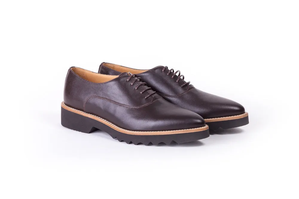Women's Dark Brown Lace Up EX-309 (2017)