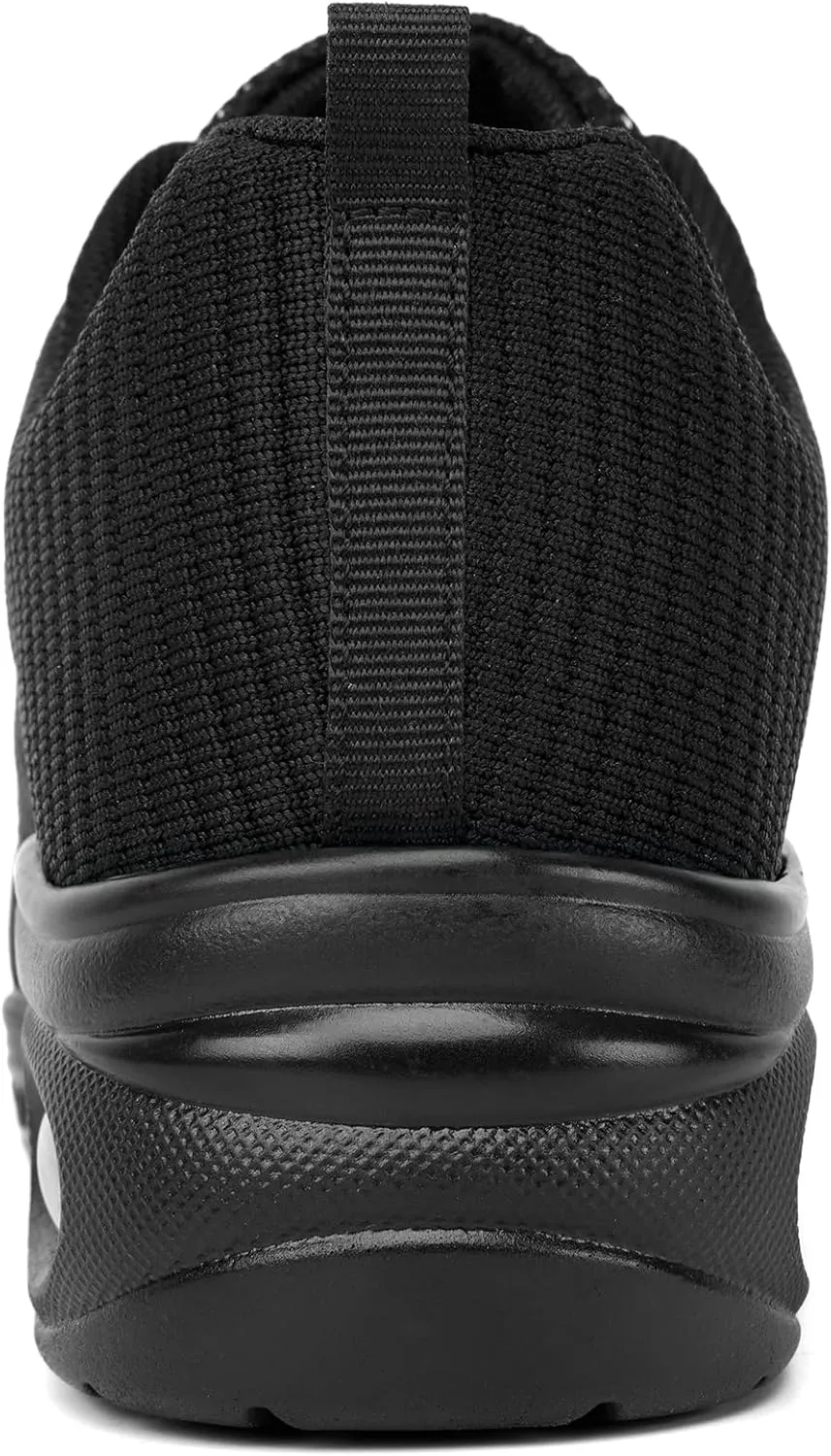 Women's Jazz Shoes Lace-up Dance Sneaker,Air Cushion Mesh Slip Jazz Dance Shoes Split Sole Platform Athletic Walking Shoes