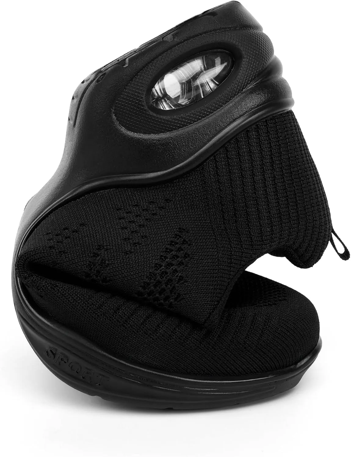 Women's Jazz Shoes Lace-up Dance Sneaker,Air Cushion Mesh Slip Jazz Dance Shoes Split Sole Platform Athletic Walking Shoes