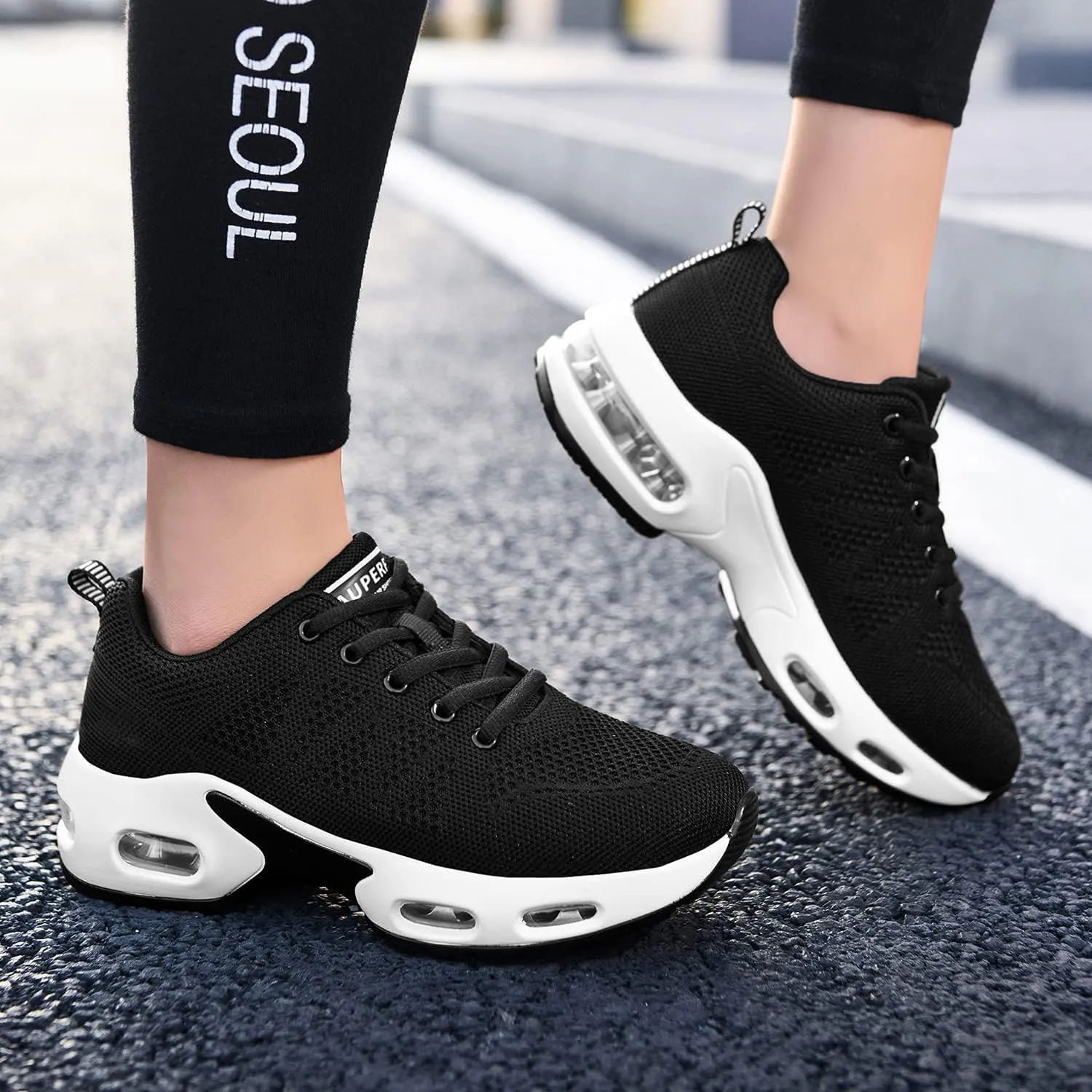 Womens Running Shoes Walking Tennis Gym Fashion Sneakers Athletic Casual Comfortable Breathable Jogging Shoe US Size 5.5-11