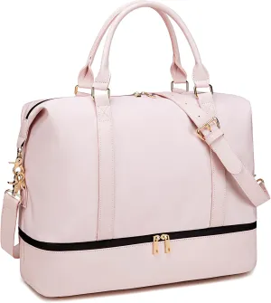 Womens Travel Weekender Bag Canvas Carry on Overnight Tote Luggage Duffel Beach Bags