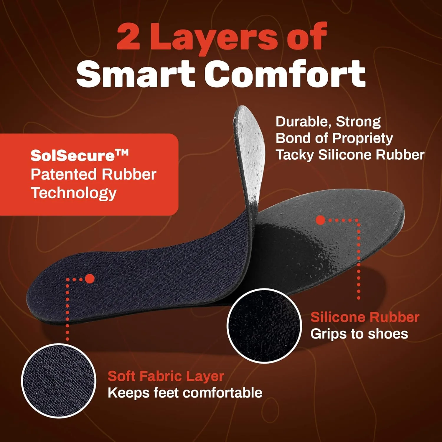 Wool Flat Shoe Insert for Sandals & Sockless Shoes, Comfortable Shoe Insoles with Sweat-Absorbent Natural Fiber & Non-Slip Silicone Grip, Wide-Cut Foot Soles for Men & Women, Black, Size 38 - SoxsolS