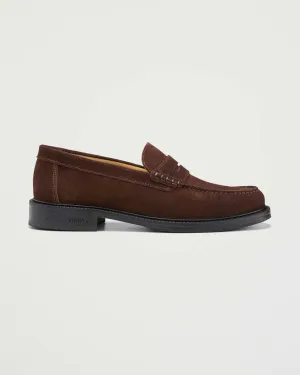 Yardee Mocassin Loafer Chocolate Brown Suede