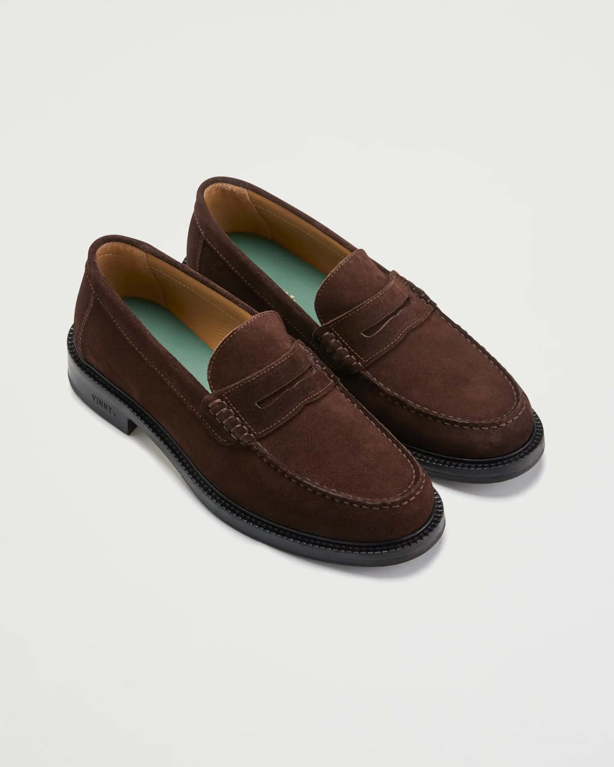 Yardee Mocassin Loafer Chocolate Brown Suede