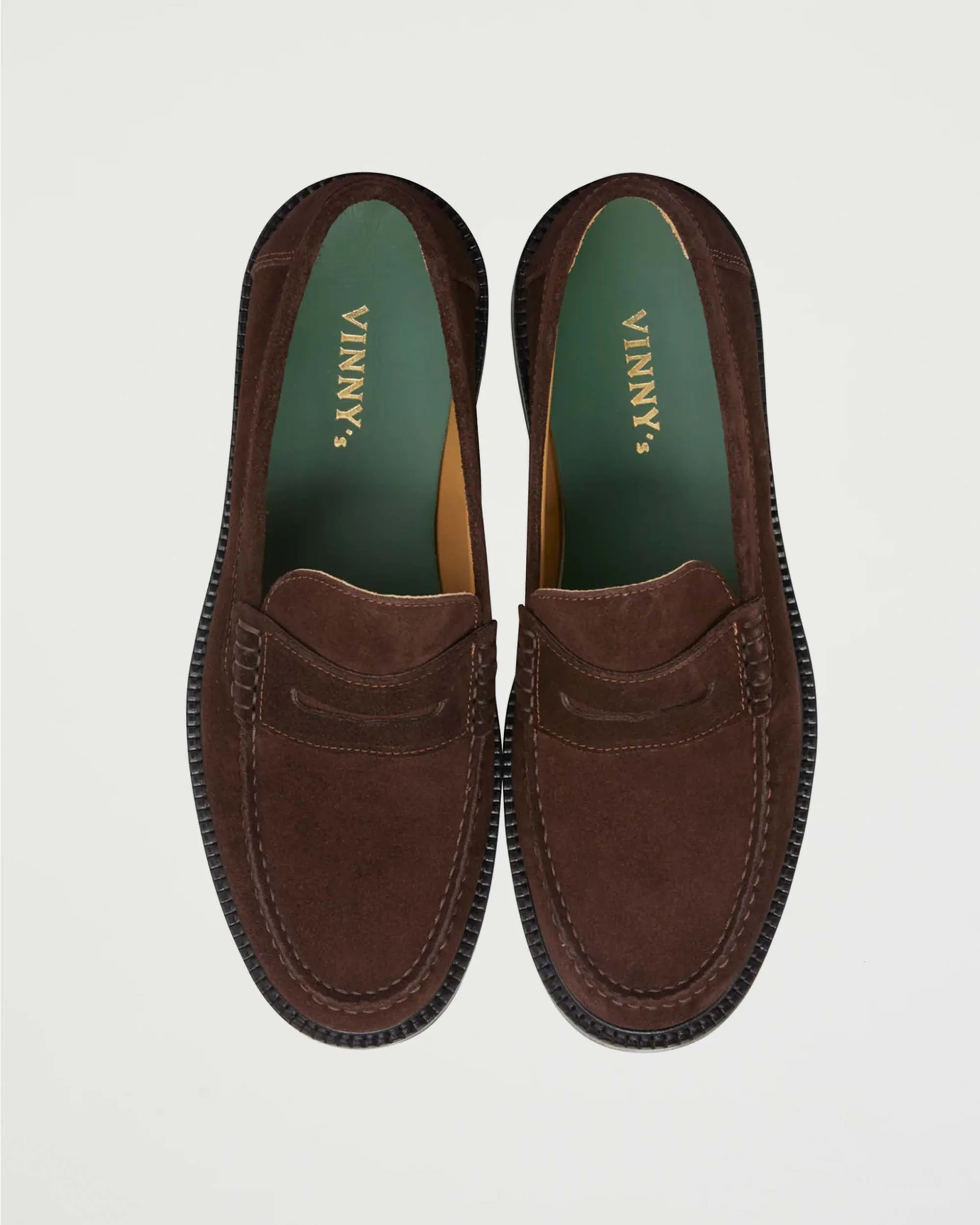 Yardee Mocassin Loafer Chocolate Brown Suede