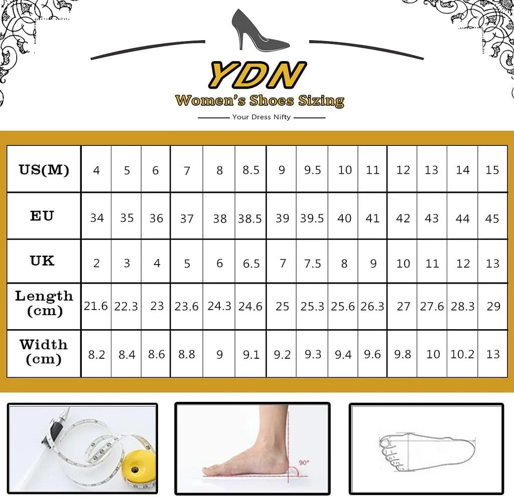 YDN Women's Mid Heels Slip on Loafer Stilettos Pumps Pointy Toe Slide Suede Prom Shoes Size 7-12 US