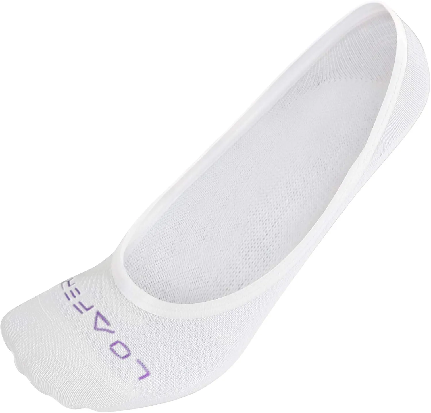 ZeroSock Bamboo Viscose Ultra-Low No Show Socks (4 Pairs Per Box)